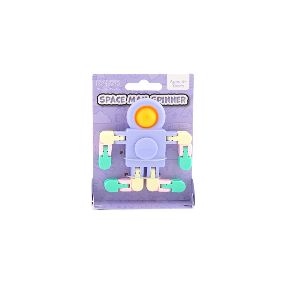 Kaiser Toy Box - Kids Space Man Link Spinner - PURPLE